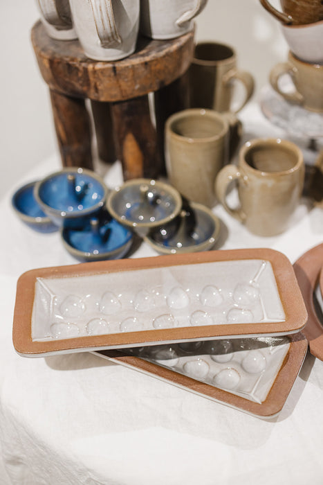 Stoneware Ring Dish - Blue Grey