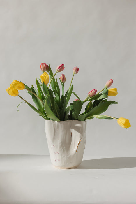 Gold Leaf Vase