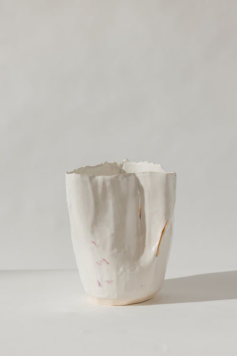 Gold Leaf Vase