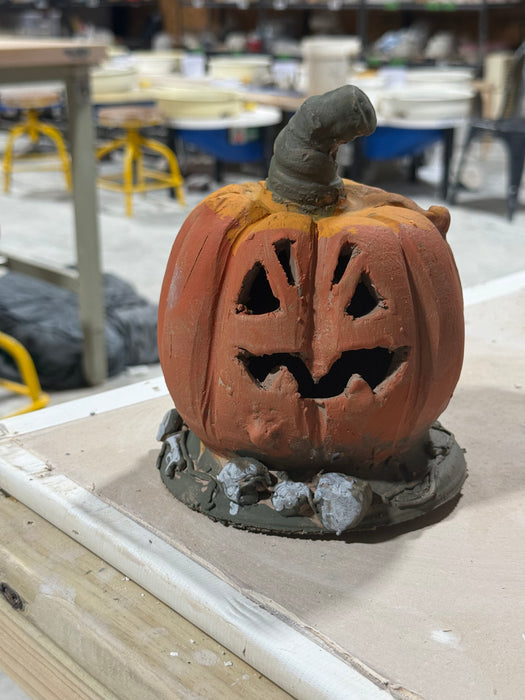 Halloween + Pottery Night - learn to carve and glaze a pumpkin! 10 Oct, 7 pm