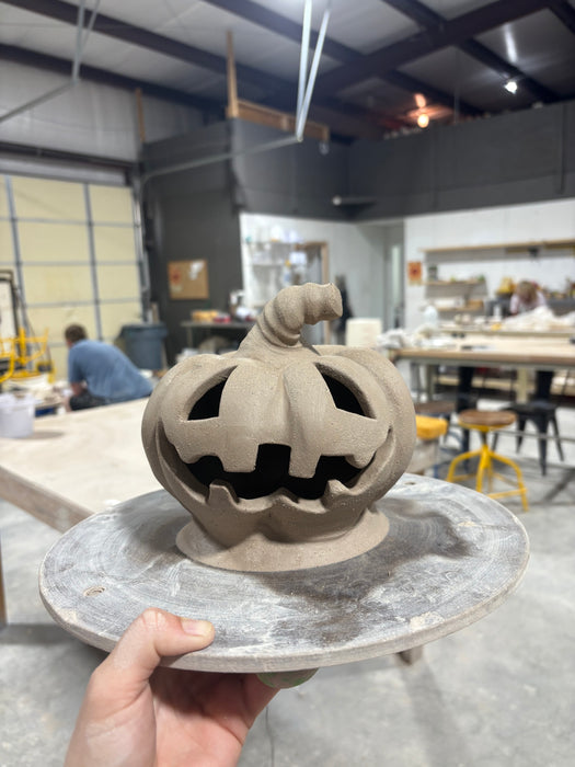Halloween + Pottery Night - learn to carve and glaze a pumpkin! 10 Oct, 7 pm